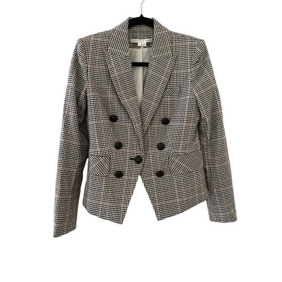 Veronica Beard Grey Plaid Diego Dickey Jacket Blazer 2 EUC - Picture 6 of 14